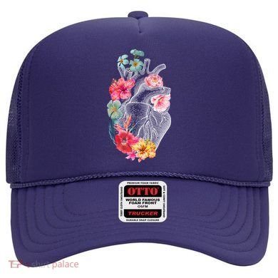 Flower Heart Floral Hat