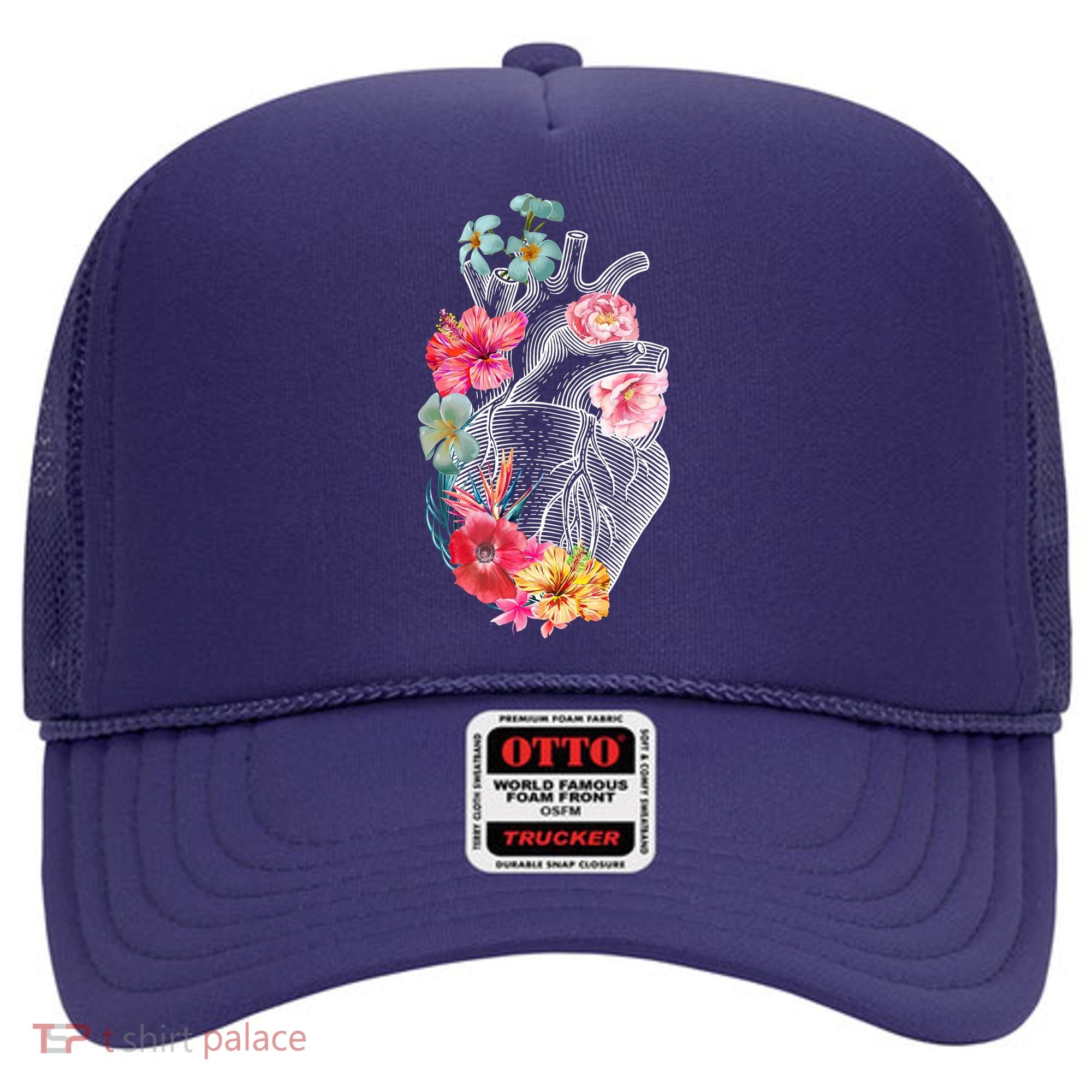 Flower Heart Floral Hat