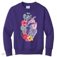 Flower Heart Floral Kids Sweatshirt thumb 0