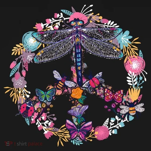 Flower Peace Bugs Doggie Tank