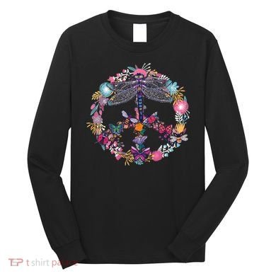Flower Peace Bugs Long Sleeve Shirt