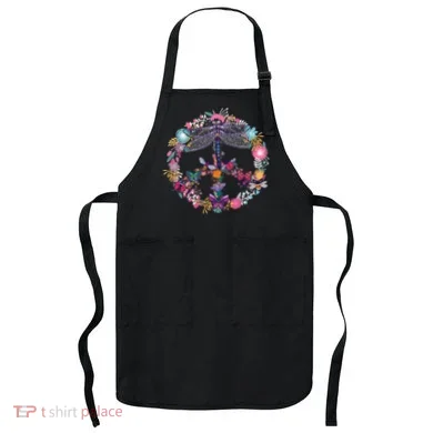 Flower Peace Bugs Apron