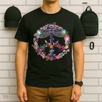 Flower Peace Bugs T-Shirt thumb 6