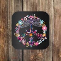 Flower Peace Bugs Coaster thumb 0