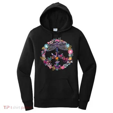 Flower Peace Bugs Women's Hoodie