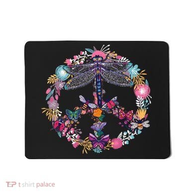 Flower Peace Bugs Mousepad