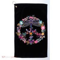 Flower Peace Bugs Golf Towel thumb 0