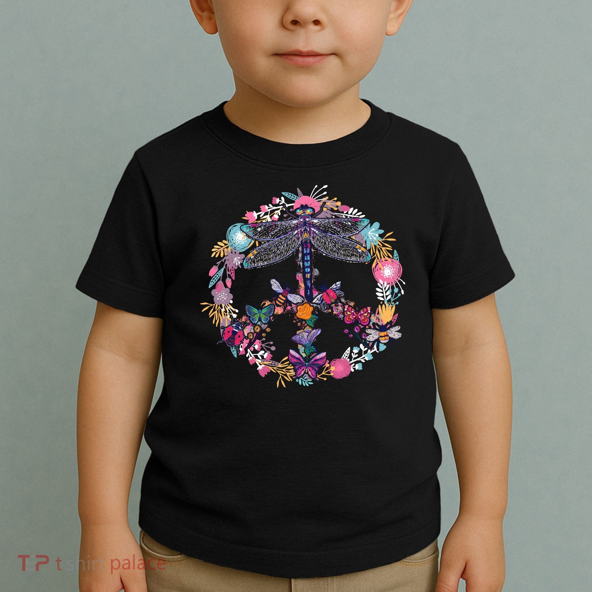 Flower Peace Bugs Toddler T-Shirt