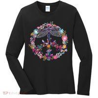 Flower Peace Bugs Women's Long Sleeve Shirt thumb 0