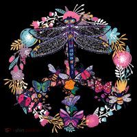 Flower Peace Bugs Women's Long Sleeve Shirt thumb 2