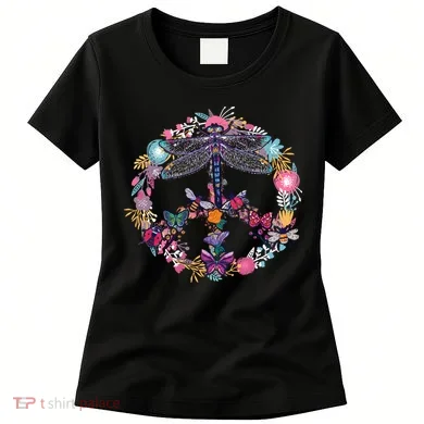 Flower Peace Bugs Women's T-Shirt