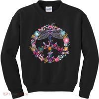 Flower Peace Bugs Kids Sweatshirt thumb 0