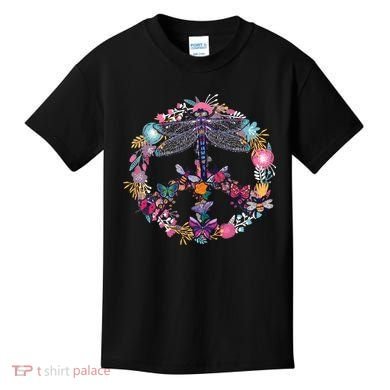 Flower Peace Bugs Kids T-Shirt