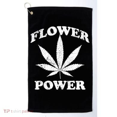 Flower Power Golf Towel
