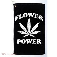 Flower Power Golf Towel thumb 0