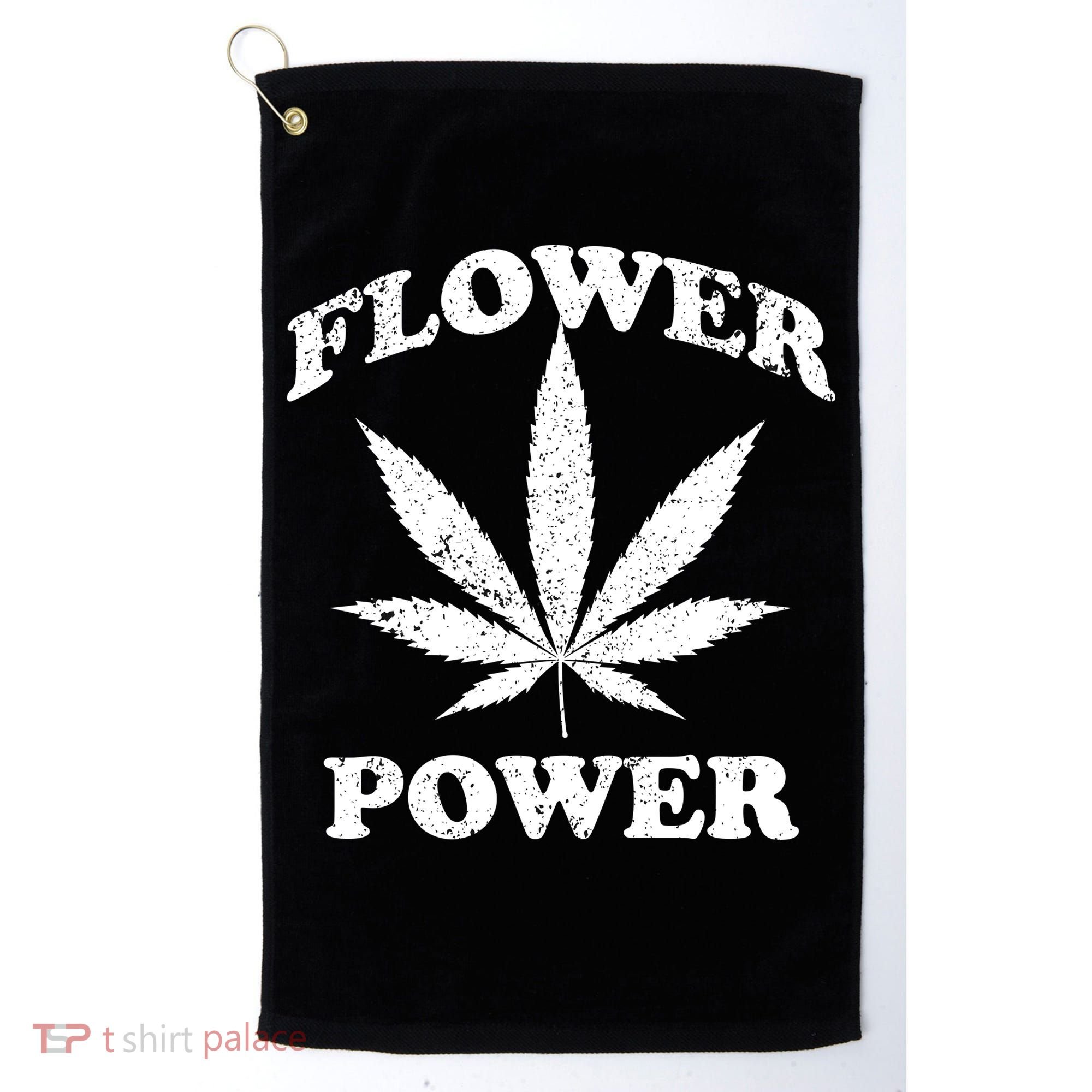 Flower Power Golf Towel