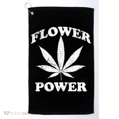 Flower Power Golf Towel
