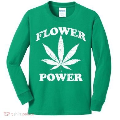 Flower Power Kids Long Sleeve Shirt