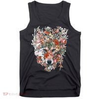 Flower Wolf Wilderness Floral Tank Top thumb 0