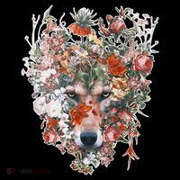 Flower Wolf Wilderness Floral Tank Top thumb 6