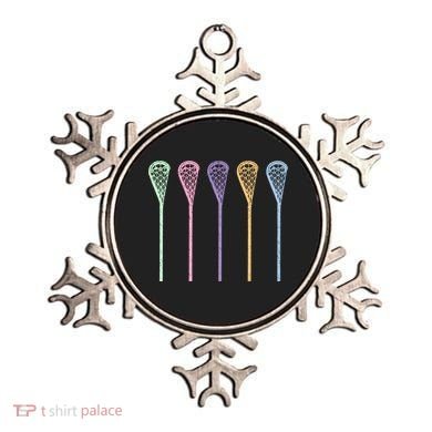 Funny Lacrosse Player Girl Gift Lax Sticks Cute Gift Ornament