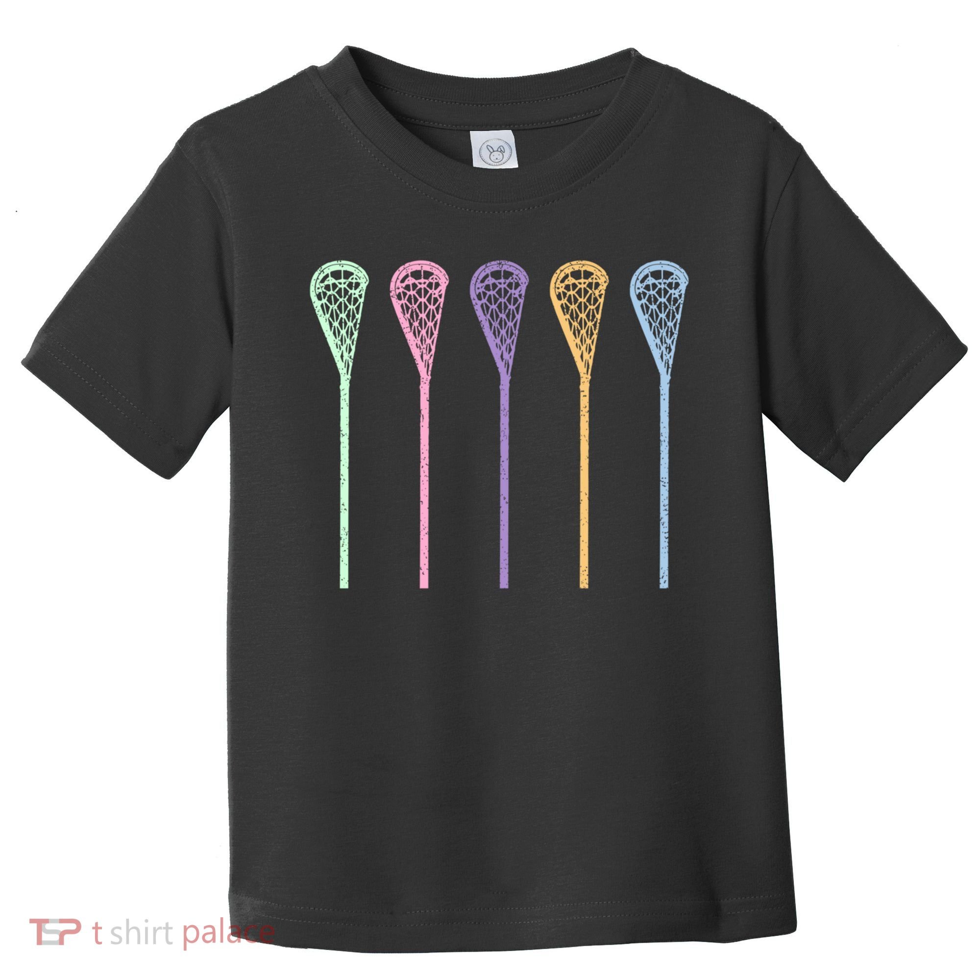 Funny Lacrosse Player Girl Gift Lax Sticks Cute Gift Toddler T-Shirt