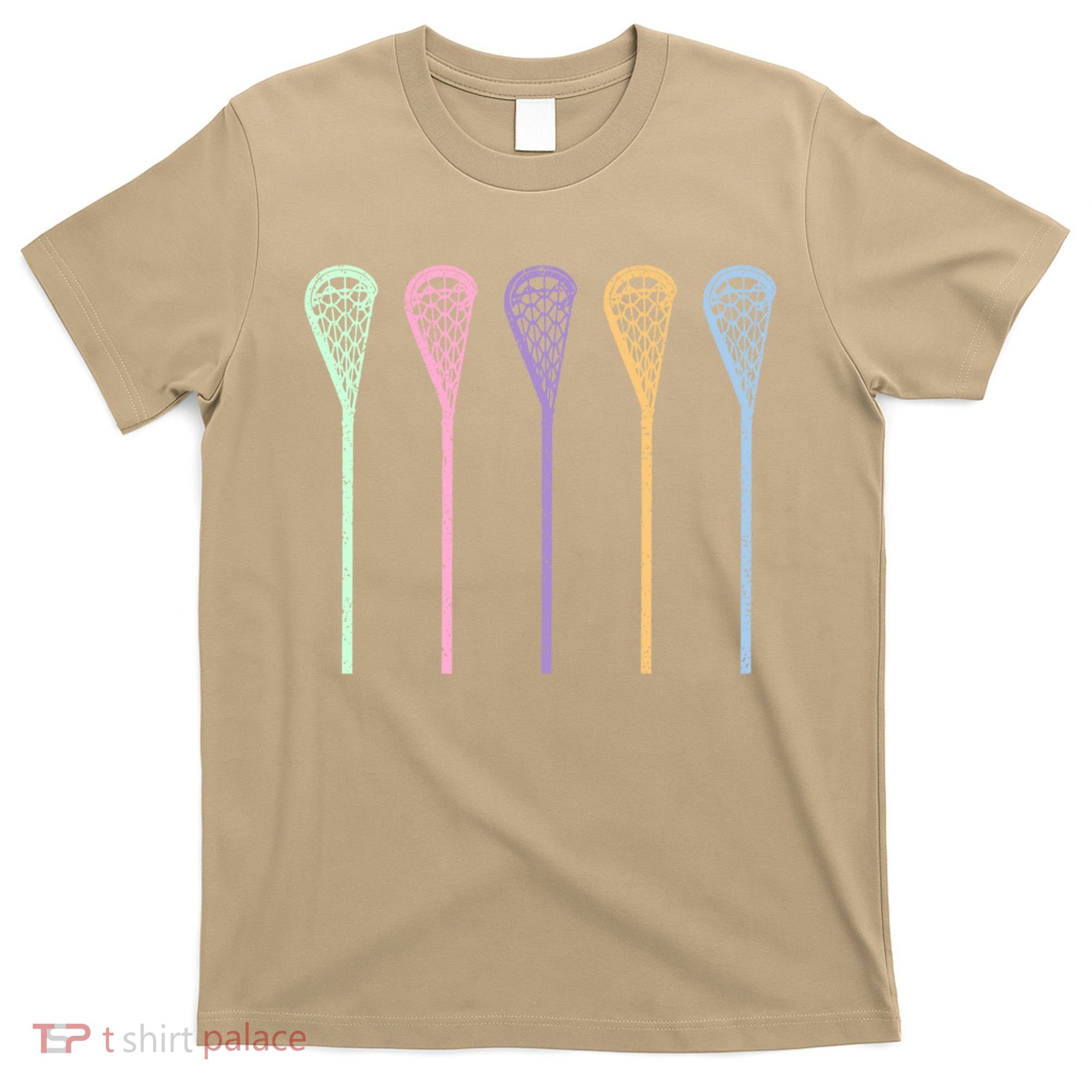Funny Lacrosse Player Girl Gift Lax Sticks Cute Gift T-Shirt