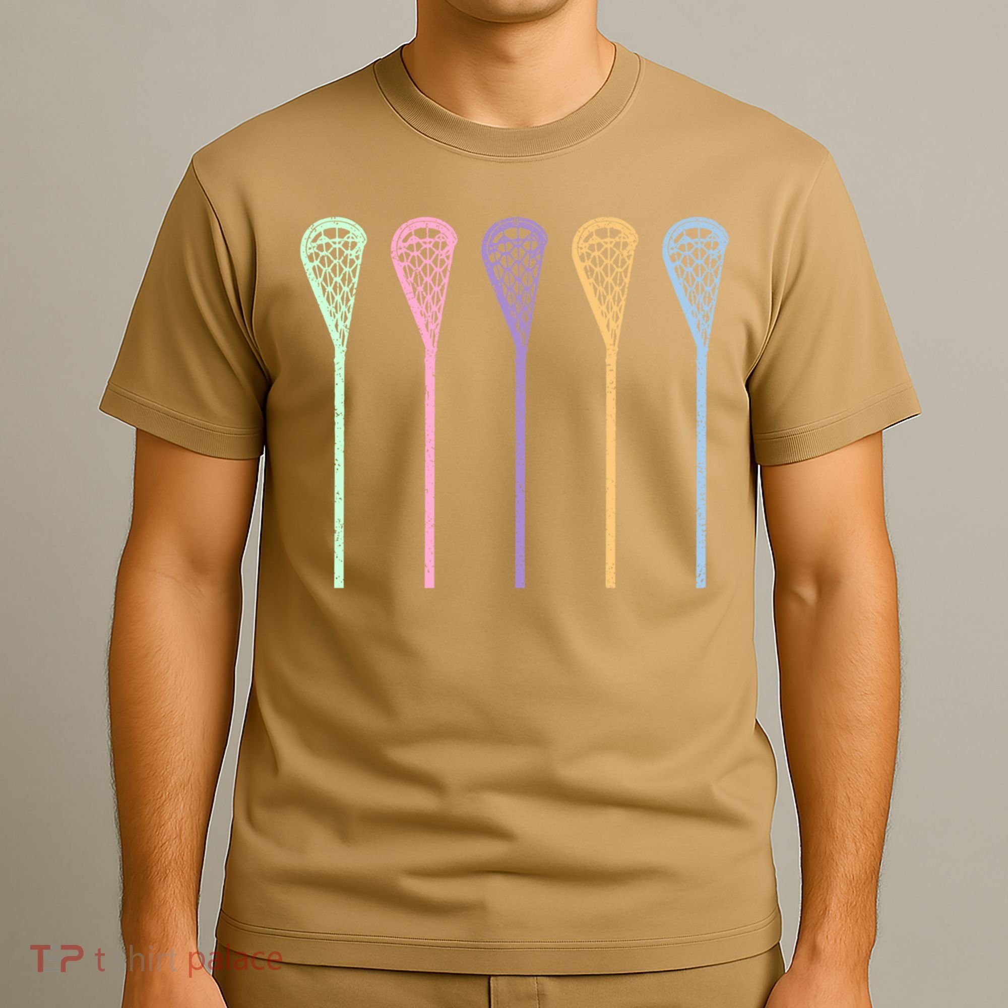 Funny Lacrosse Player Girl Gift Lax Sticks Cute Gift T-Shirt