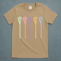 Funny Lacrosse Player Girl Gift Lax Sticks Cute Gift T-Shirt thumb 5