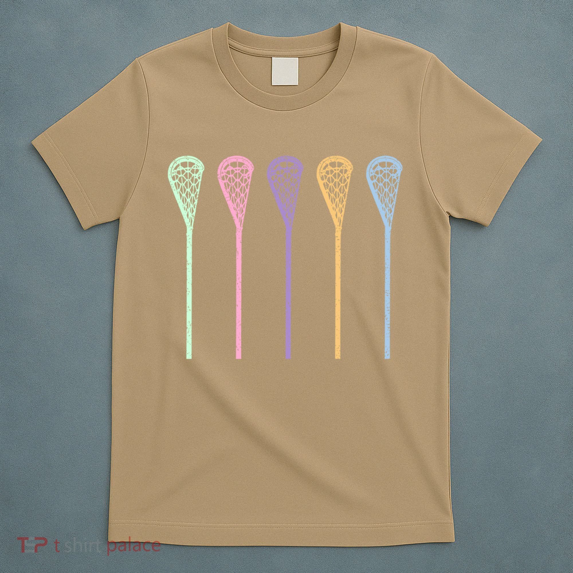 Funny Lacrosse Player Girl Gift Lax Sticks Cute Gift T-Shirt