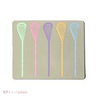 Funny Lacrosse Player Girl Gift Lax Sticks Cute Gift Mousepad thumb 0