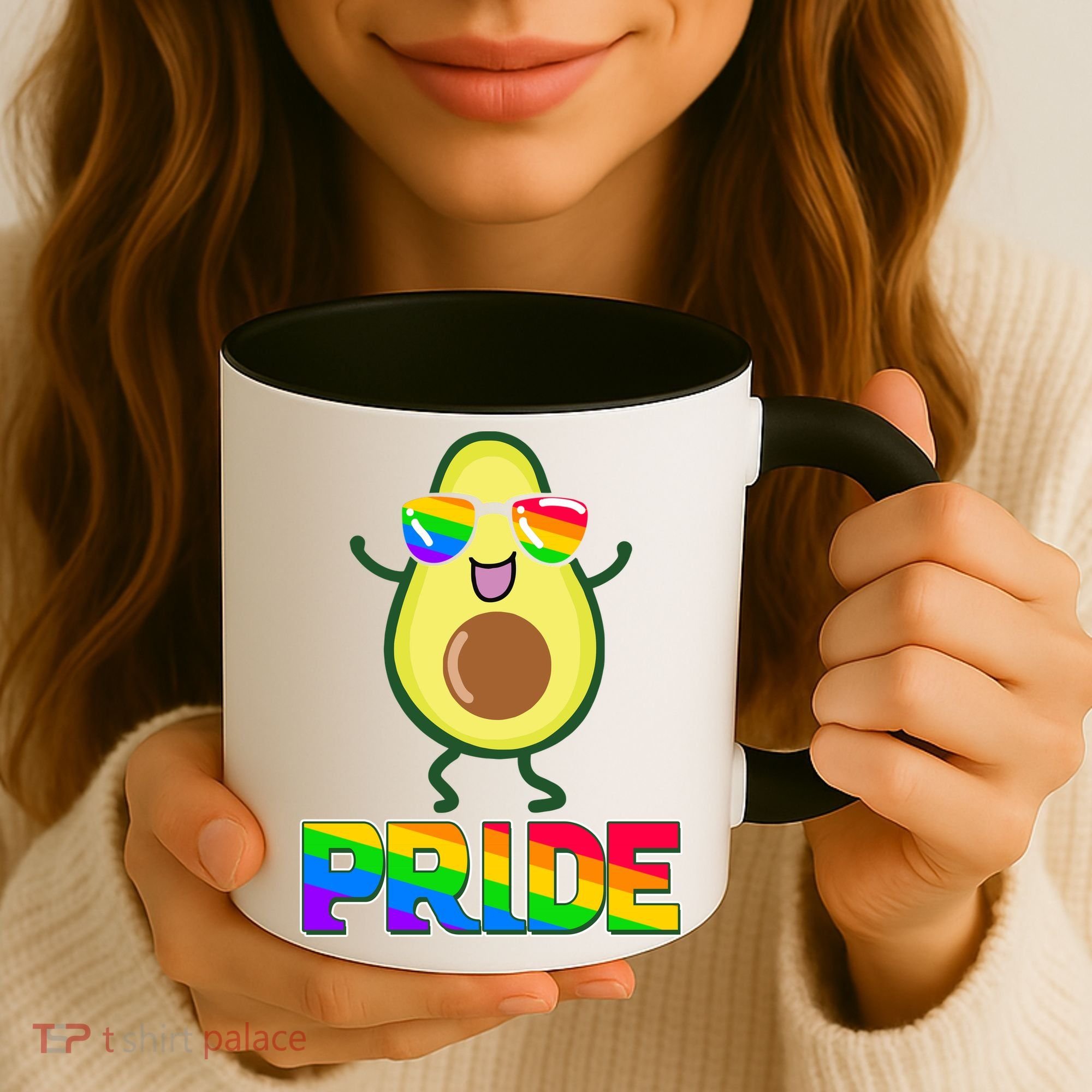 Funny LGBT Pride Avocado Coffee Mug