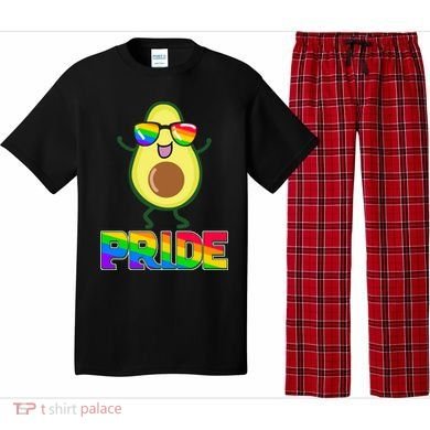 Funny LGBT Pride Avocado Pajama Set
