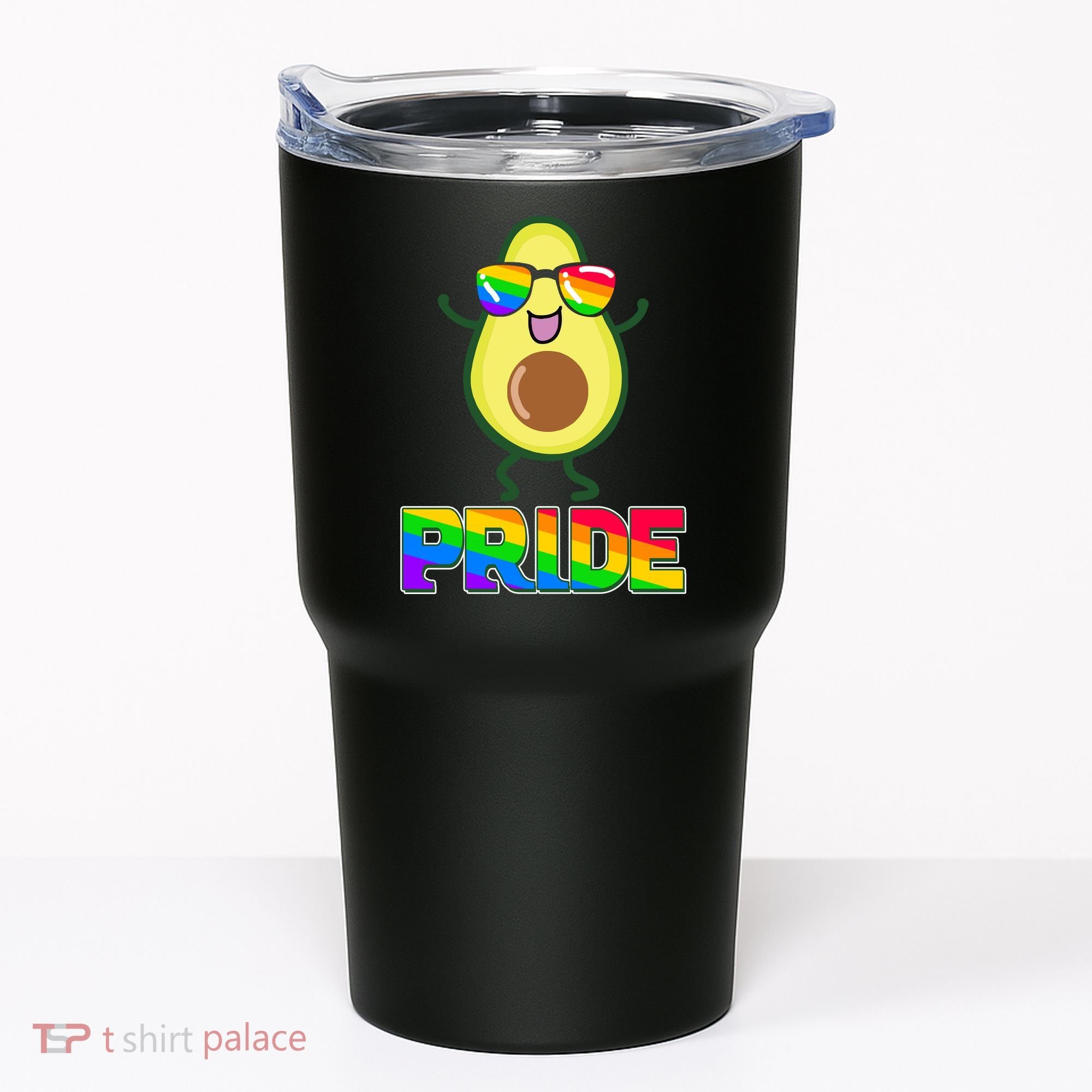 Funny LGBT Pride Avocado Tumbler