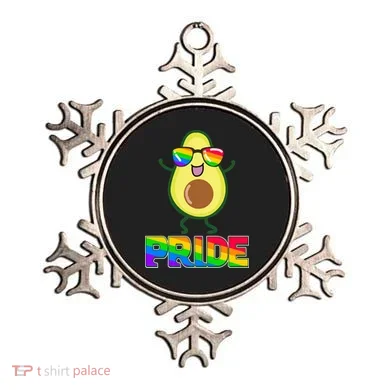 Funny LGBT Pride Avocado Ornament