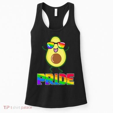 Funny LGBT Pride Avocado Women's Tank Top