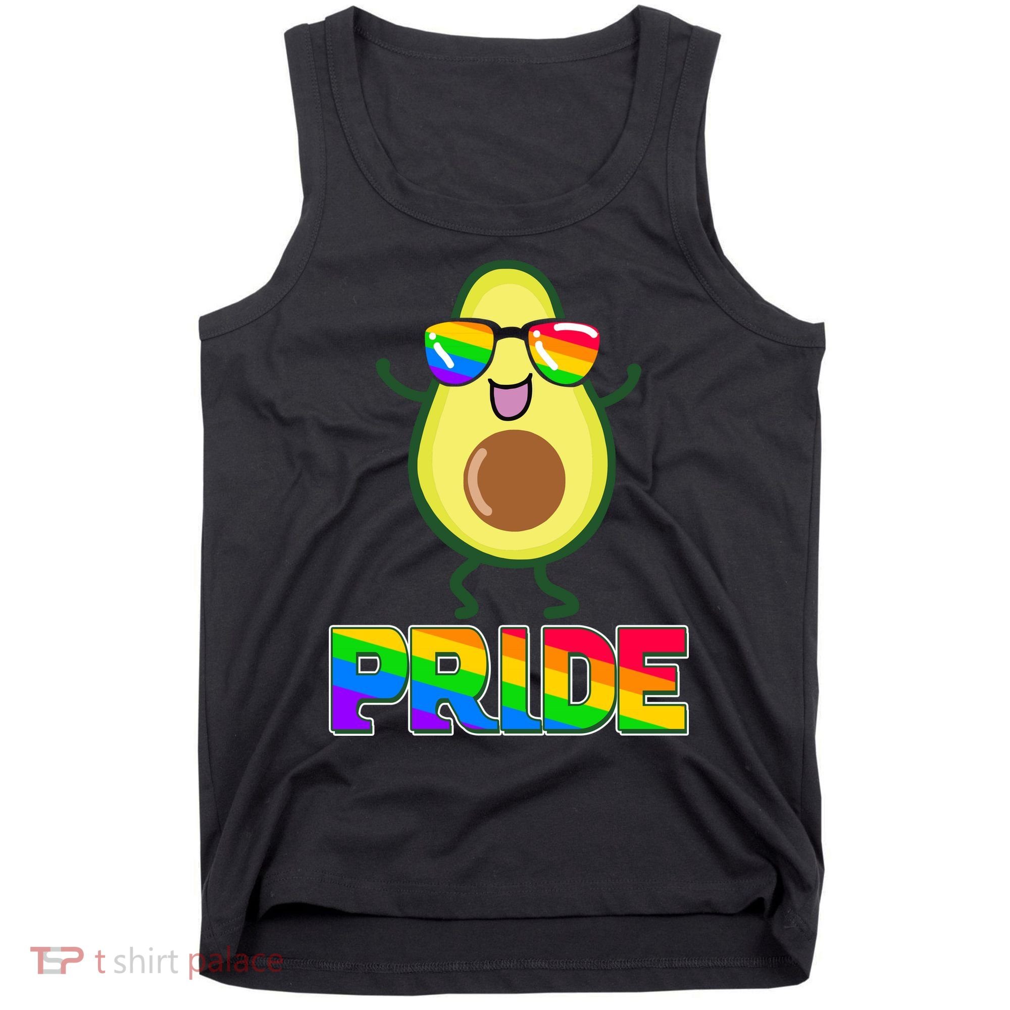 Funny LGBT Pride Avocado Tank Top