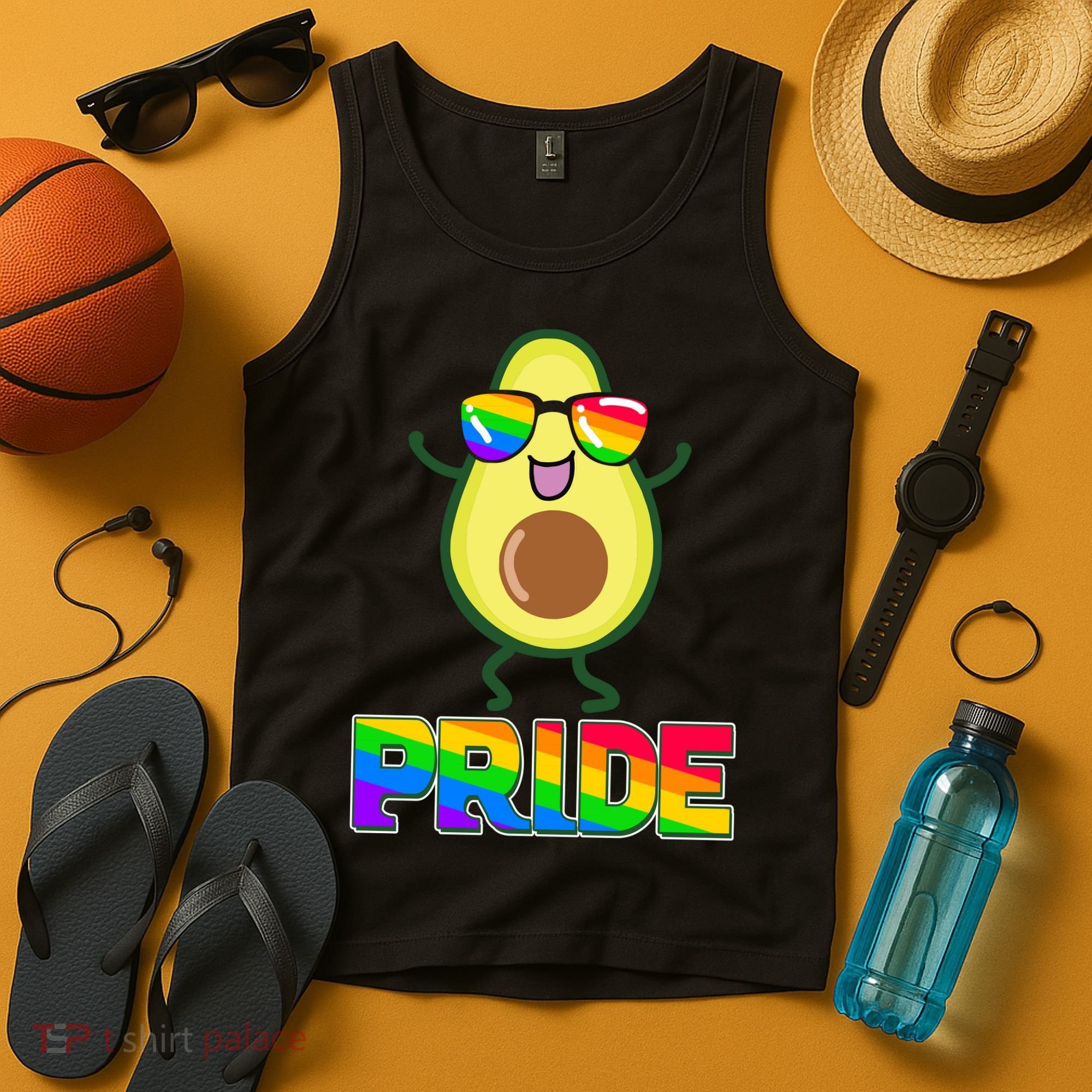 Funny LGBT Pride Avocado Tank Top