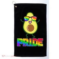 Funny LGBT Pride Avocado Golf Towel thumb 0