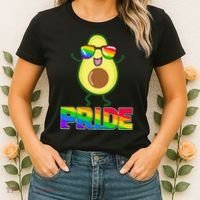 Funny LGBT Pride Avocado Women's T-Shirt thumb 2
