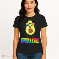 Funny LGBT Pride Avocado Women's T-Shirt thumb 4