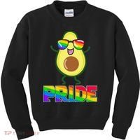 Funny LGBT Pride Avocado Kids Sweatshirt thumb 0
