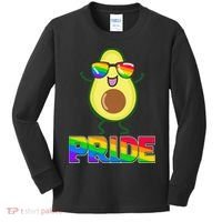 Funny LGBT Pride Avocado Kids Long Sleeve Shirt thumb 0