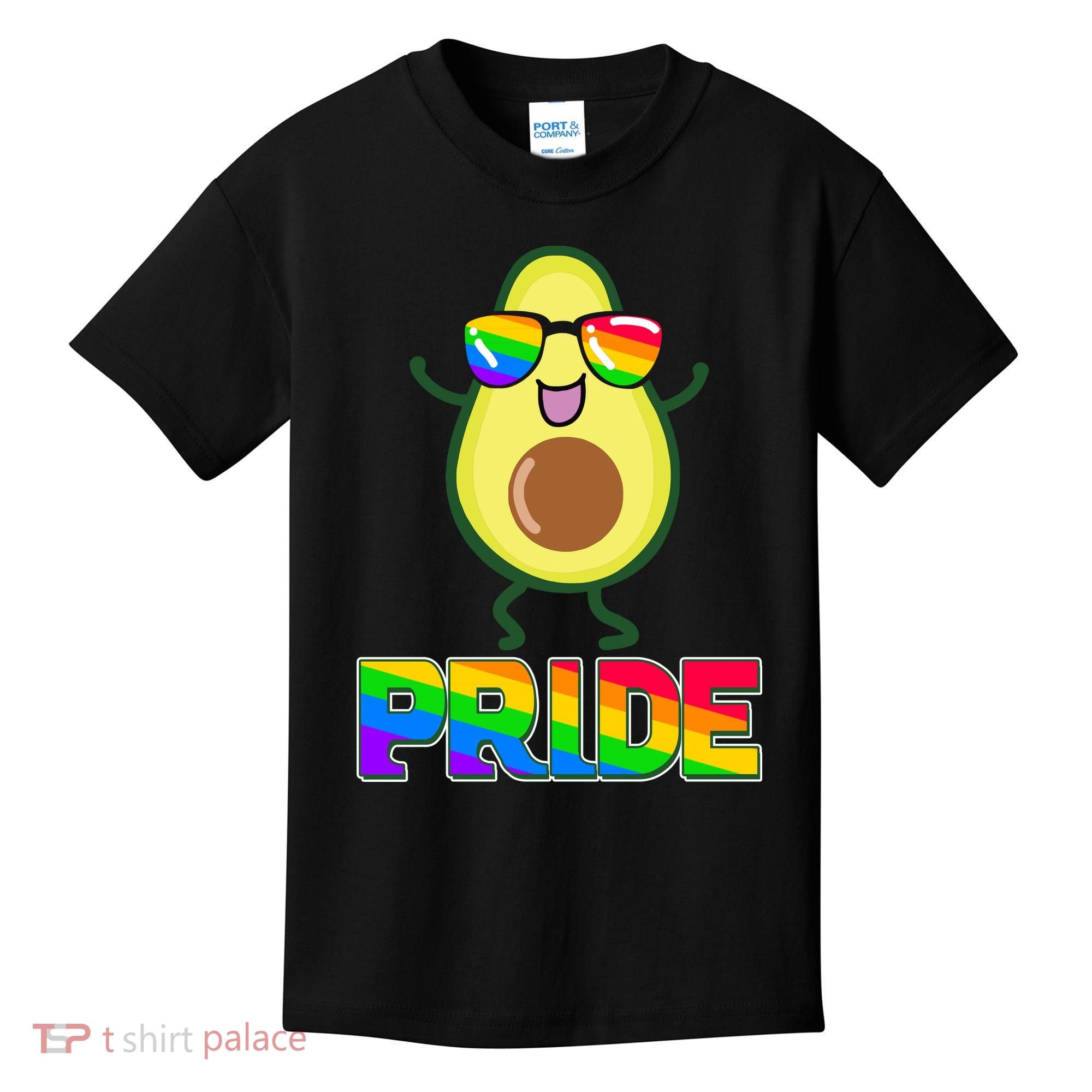 Funny LGBT Pride Avocado Kids T-Shirt