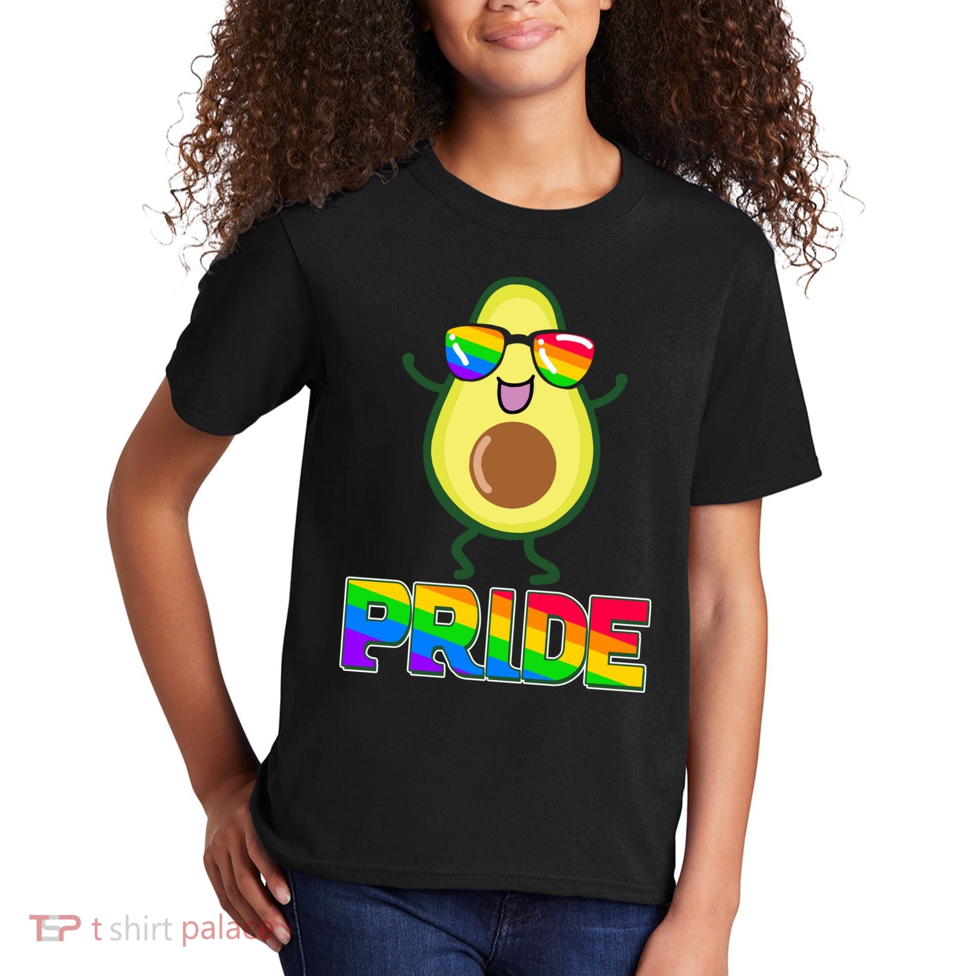 Funny LGBT Pride Avocado Kids T-Shirt