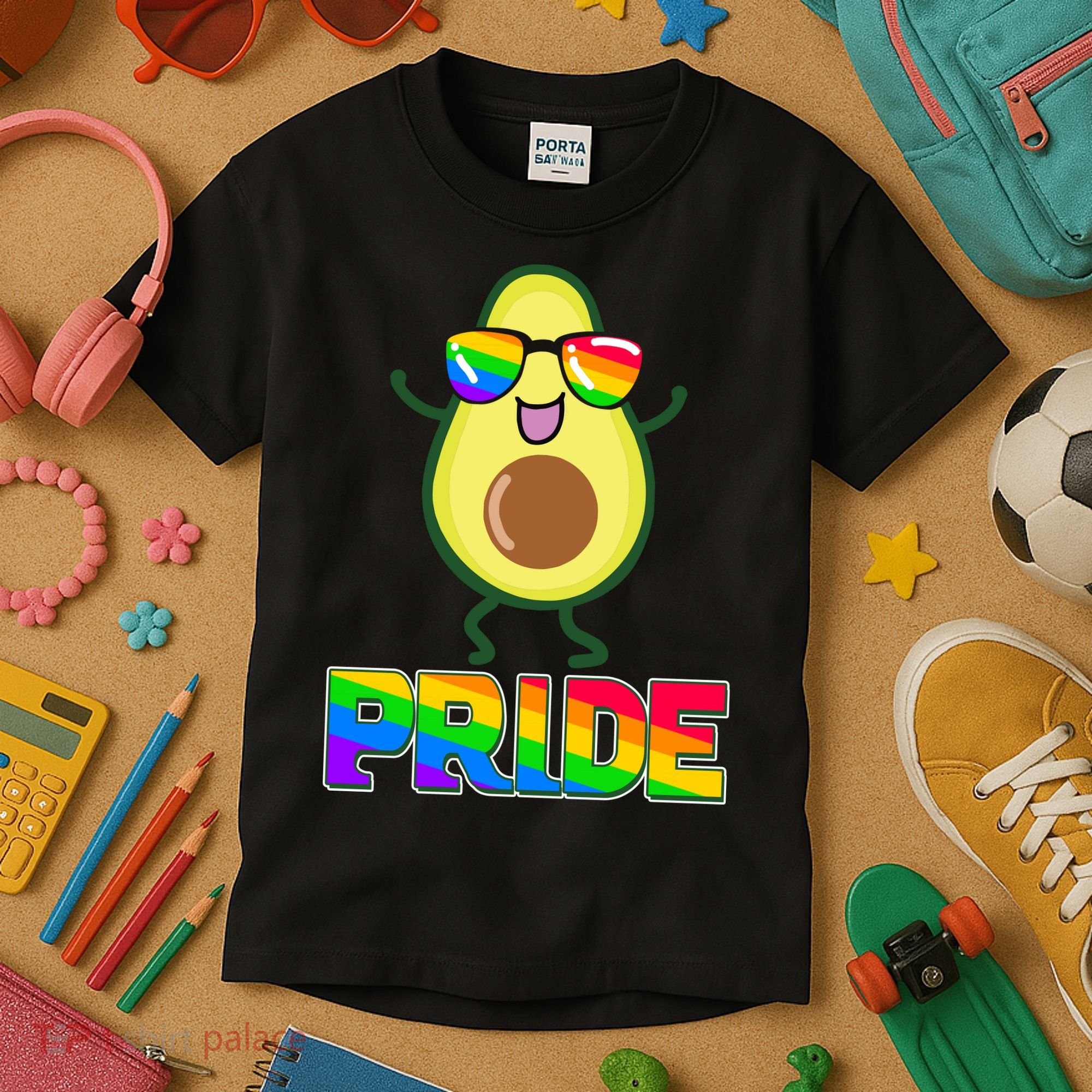 Funny LGBT Pride Avocado Kids T-Shirt