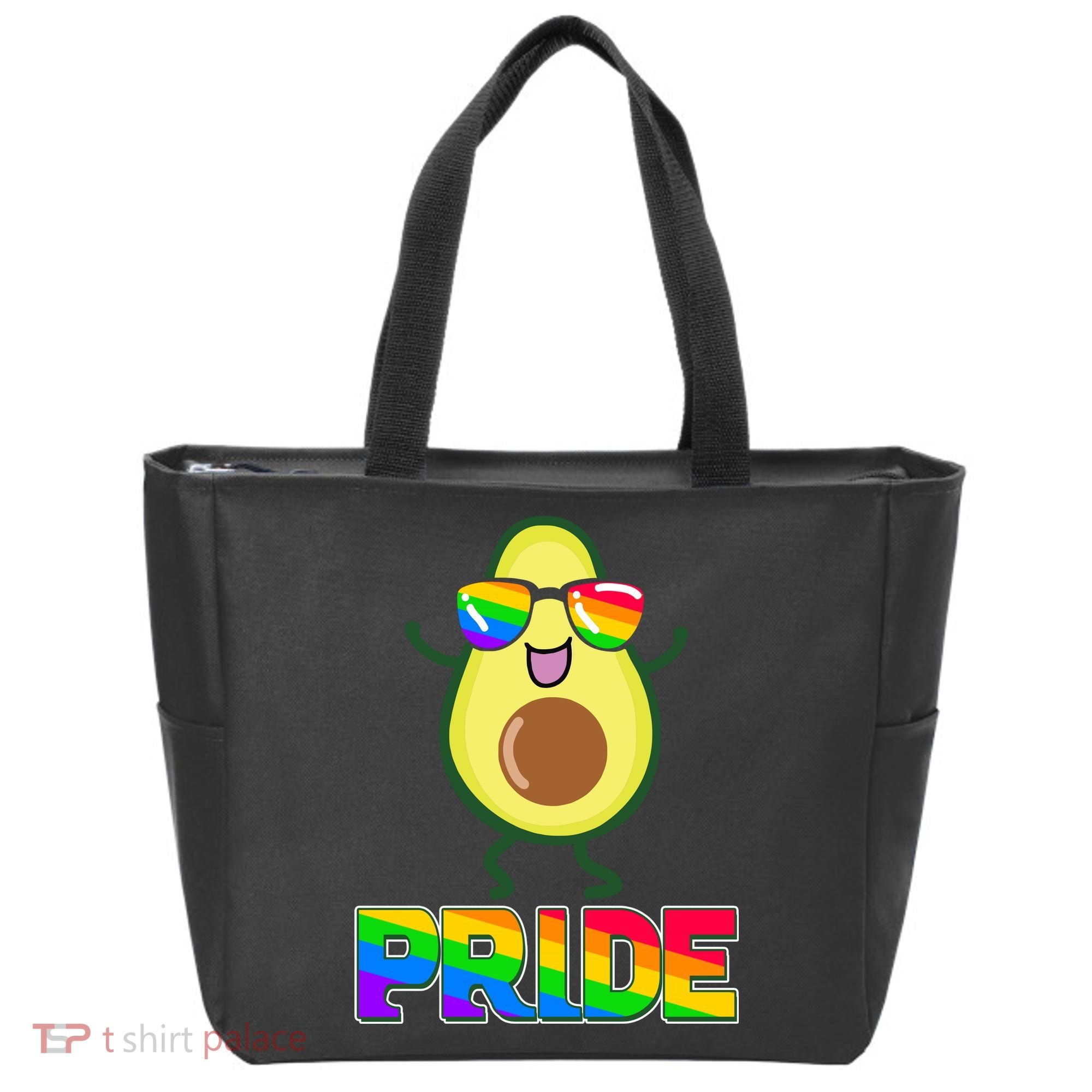 Funny LGBT Pride Avocado Tote Bag