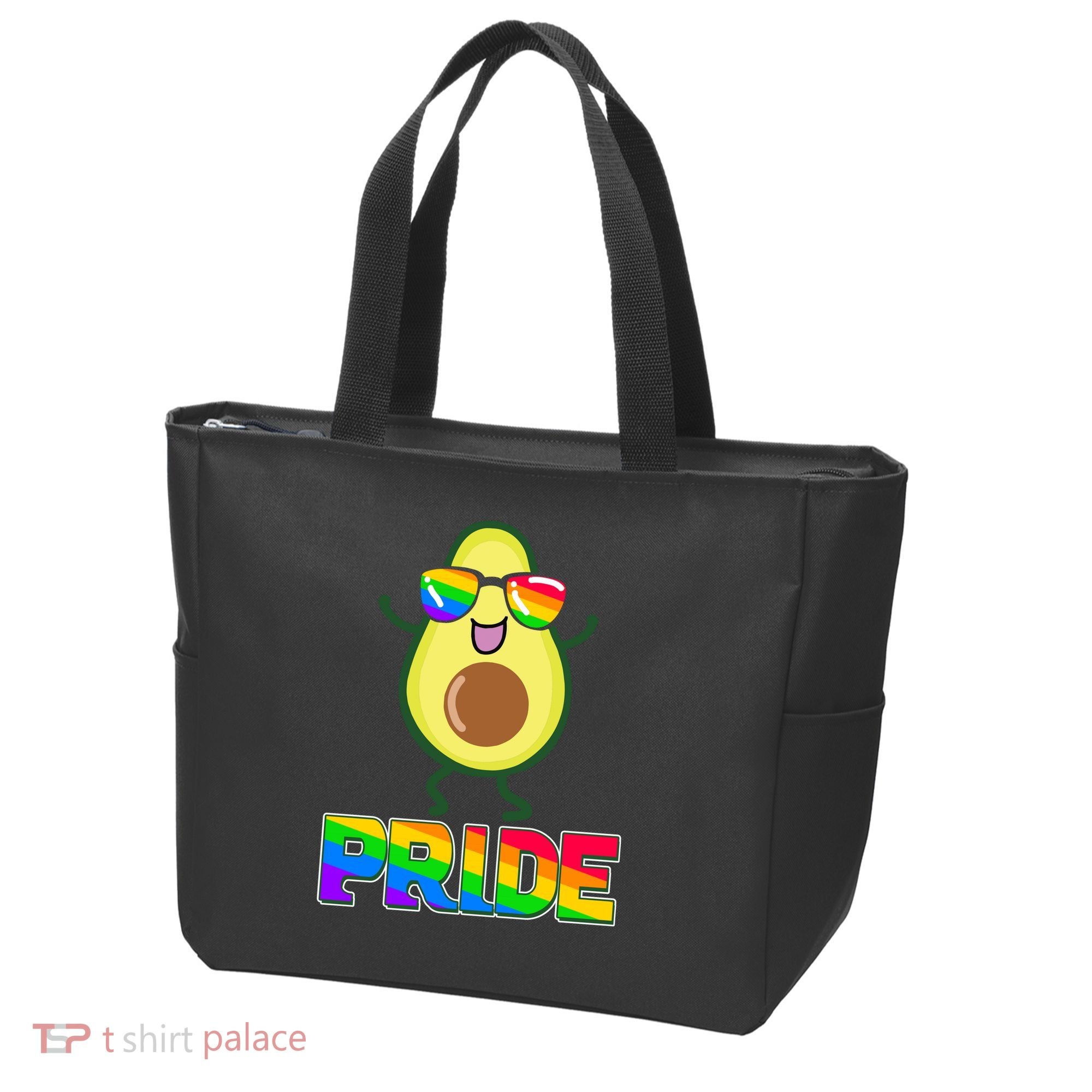 Funny LGBT Pride Avocado Tote Bag