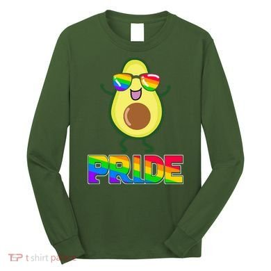 Funny LGBT Pride Avocado Long Sleeve Shirt