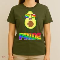 Funny LGBT Pride Avocado T-Shirt thumb 4
